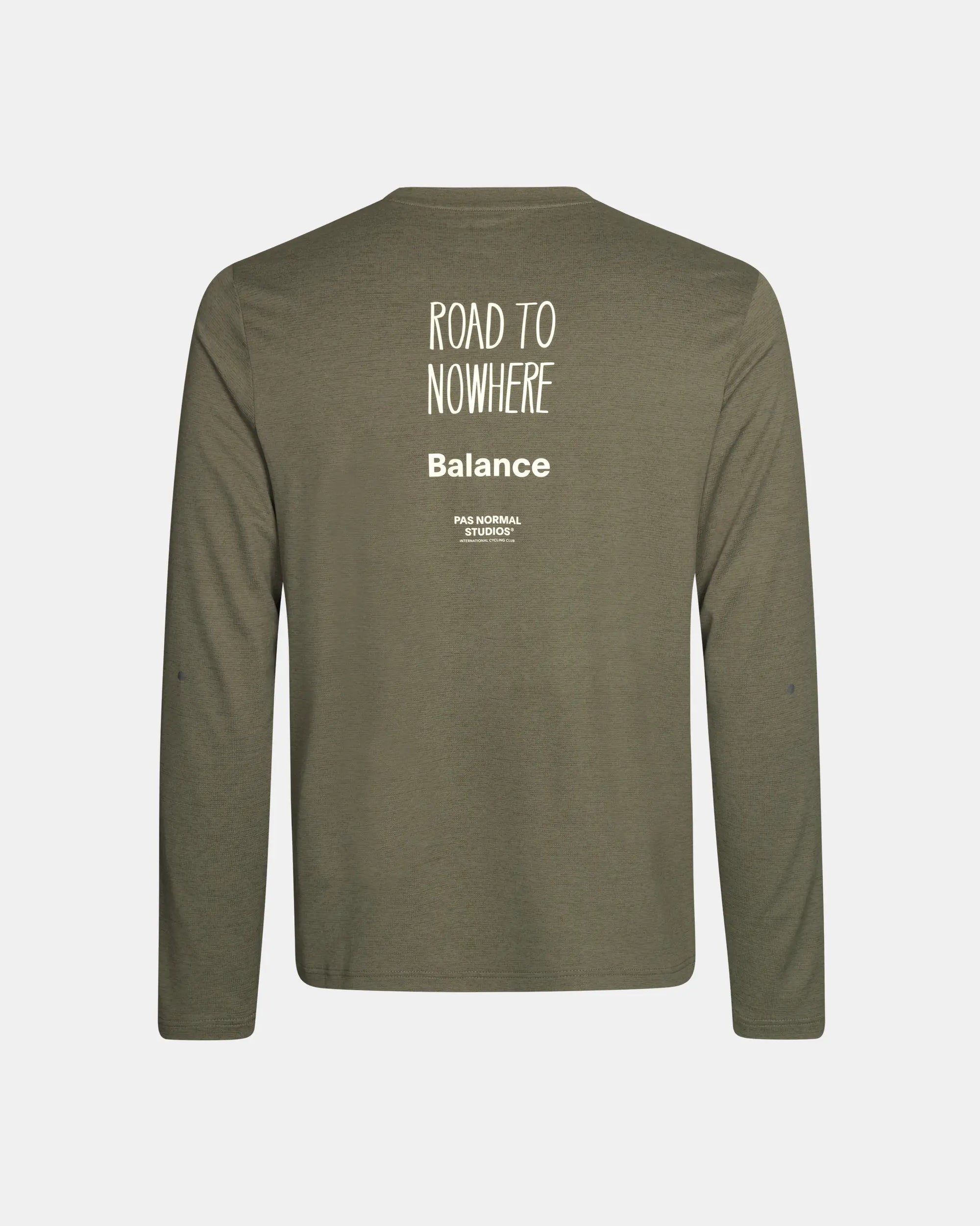 PAS NORMAL STUDIOS Balance Long Sleeve T-Shirt Olive Grey