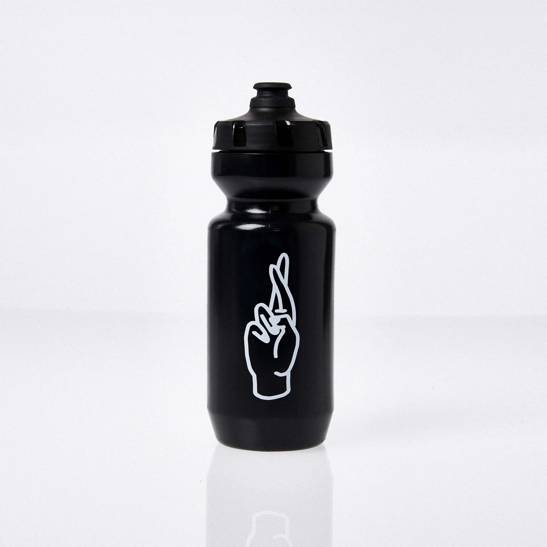 FINGERSCROSSED Water Bottle - Black
