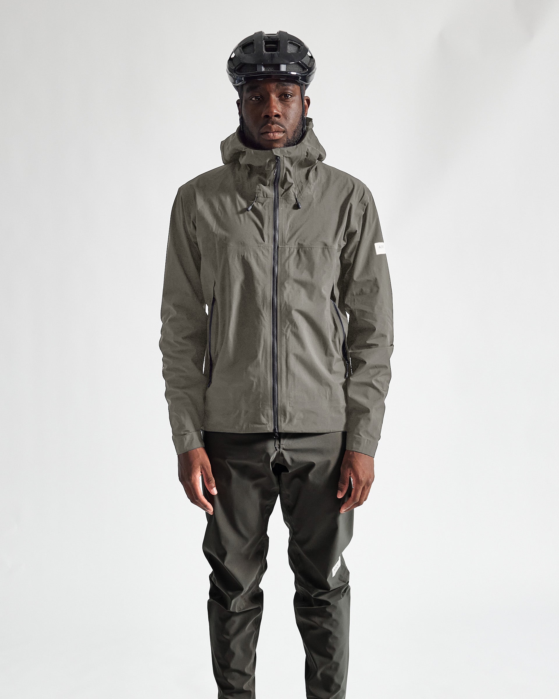 ALBION Unisex Zoa Rain Shell - Lichen