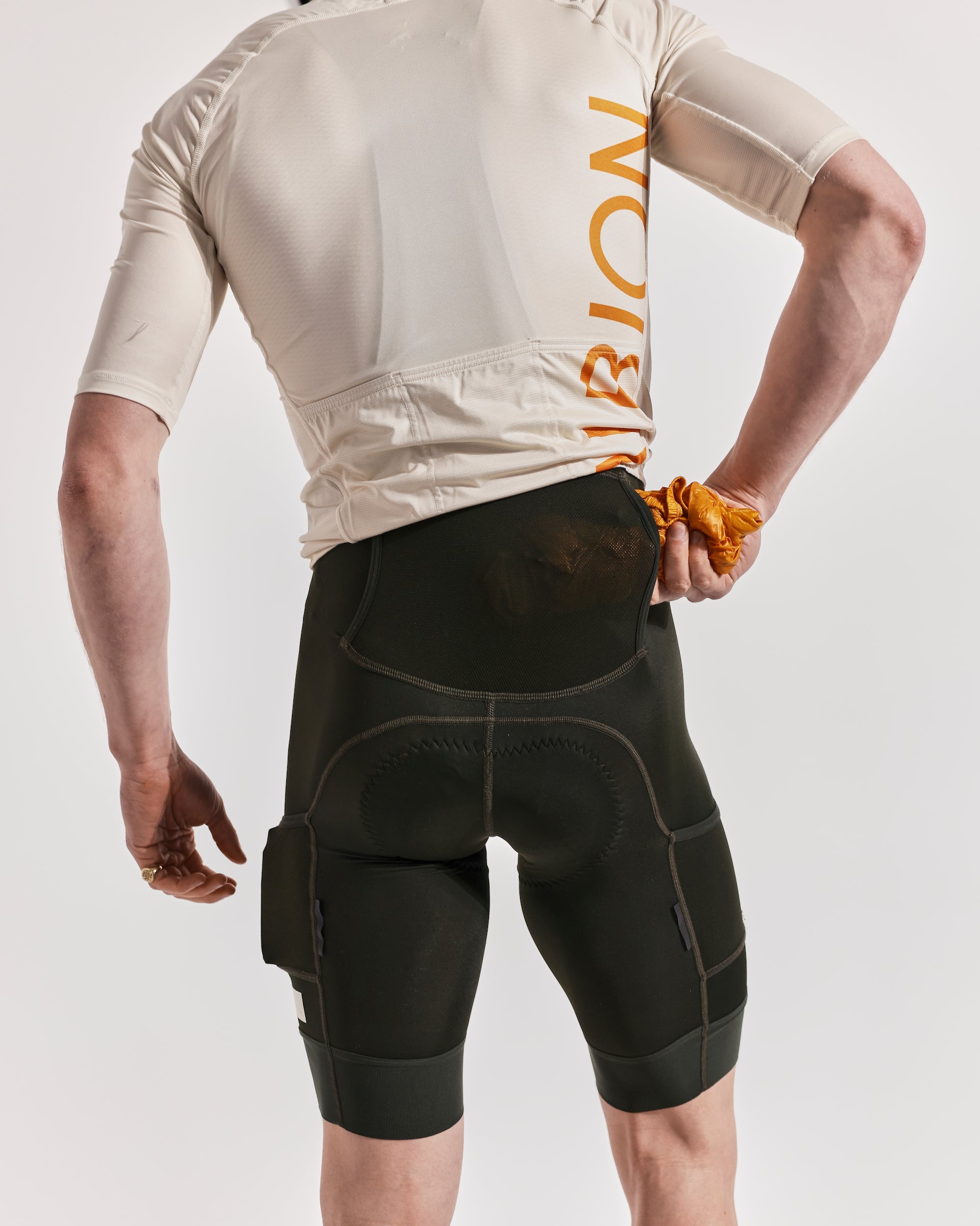 ALBION Men&#39;s ABR1 Pocket Bib Shorts - Rosin