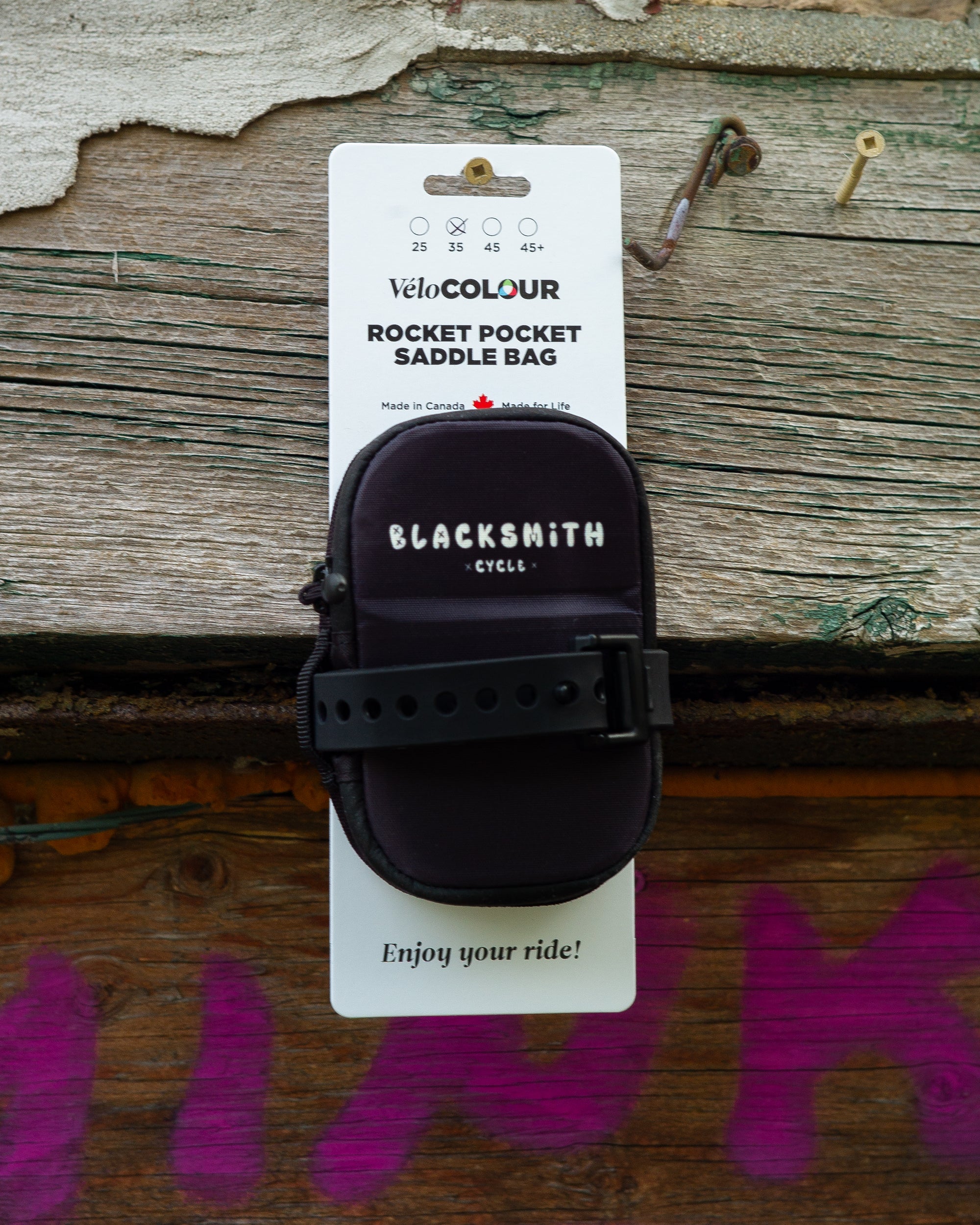 VELOCOLOUR x BLACKSMITH Rocket Pocket Saddle Bag