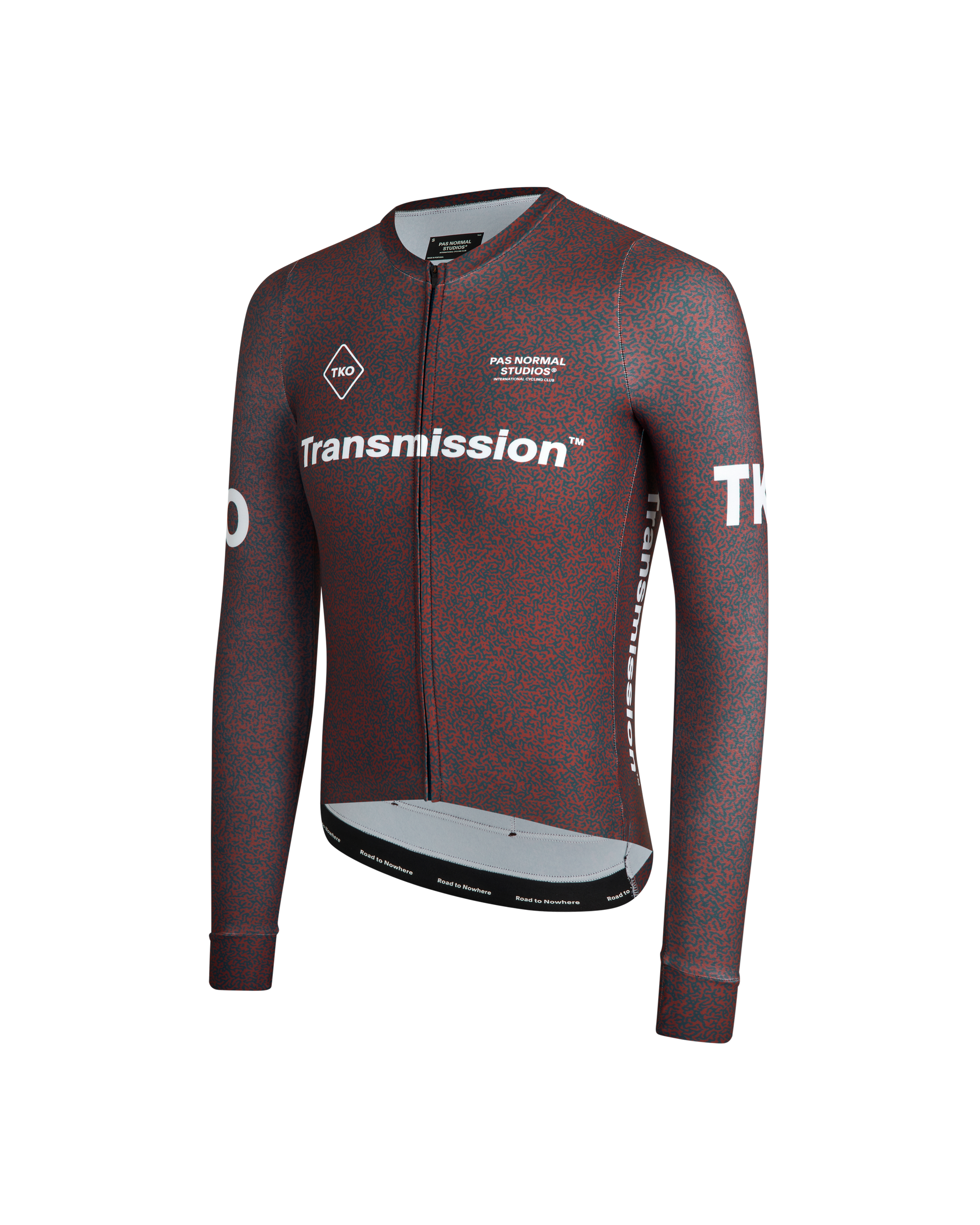 PAS NORMAL STUDIOS T.K.O. Mechanism Long Sleeve Jersey - Mahogany Transmission