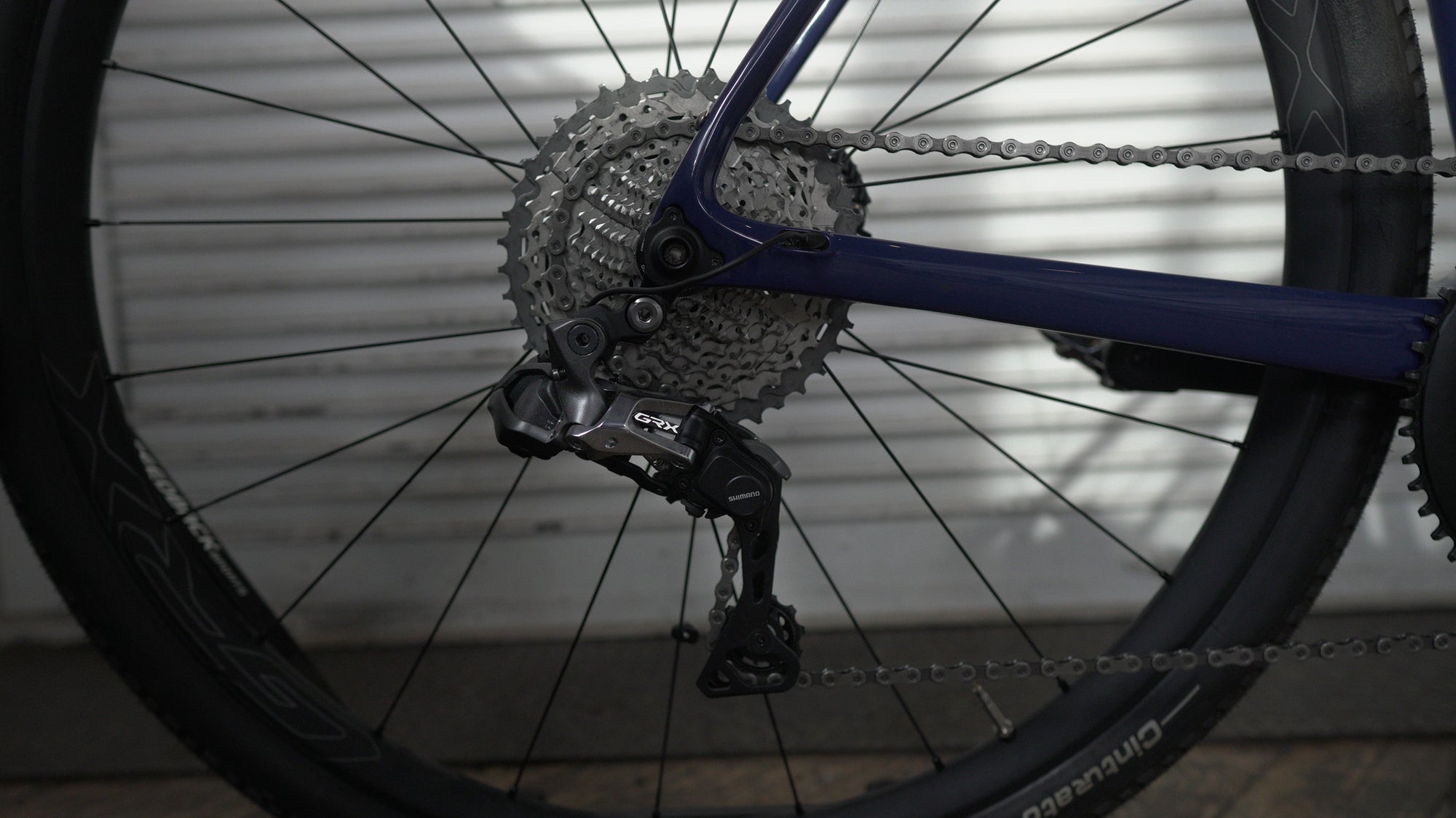 ALCHEMY E-Ronin Gravel Bike - Blue Maple Leaf