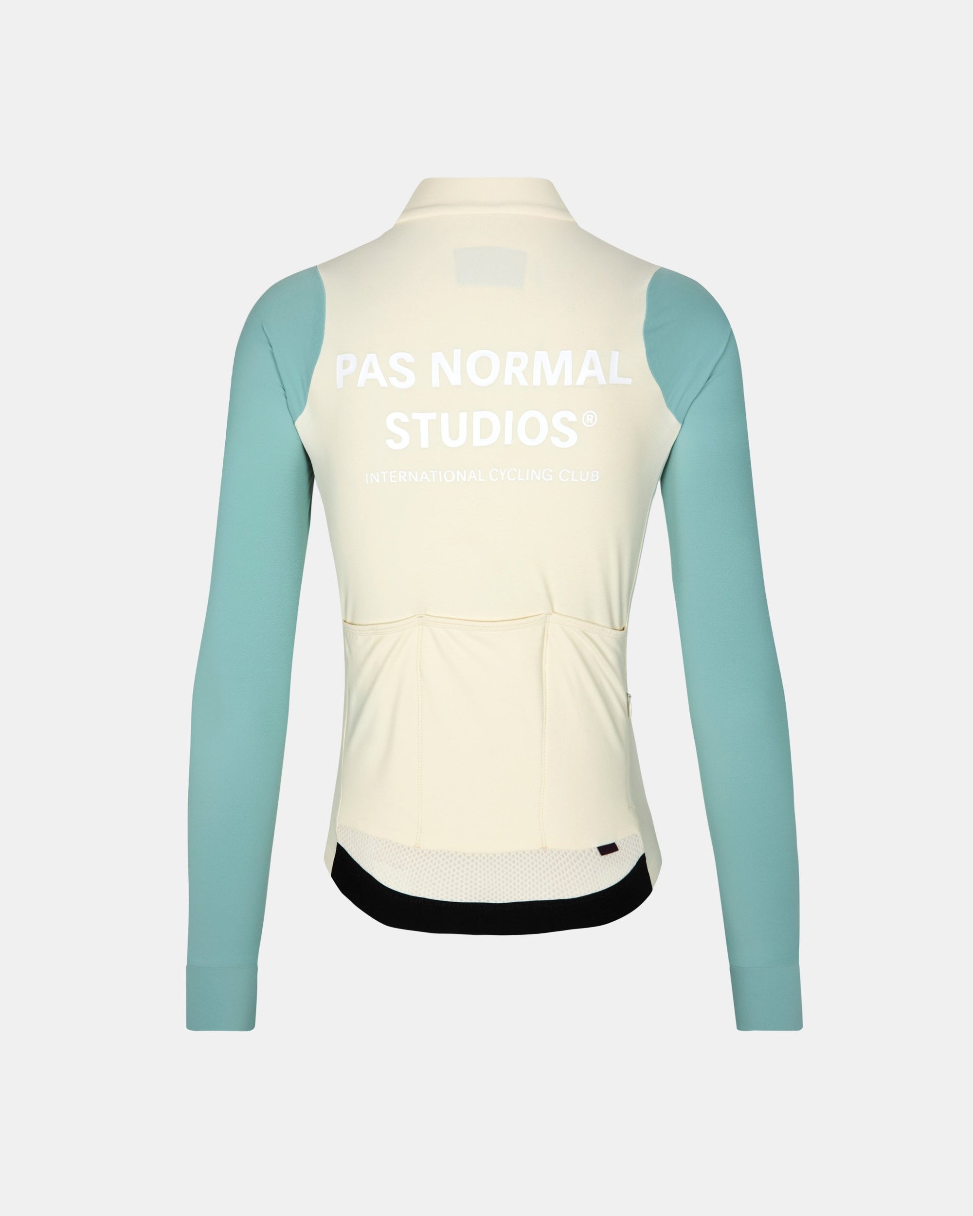 PAS NORMAL STUDIOS Women&#39;s Long Sleeve Jersey - Off-White / Light Teal