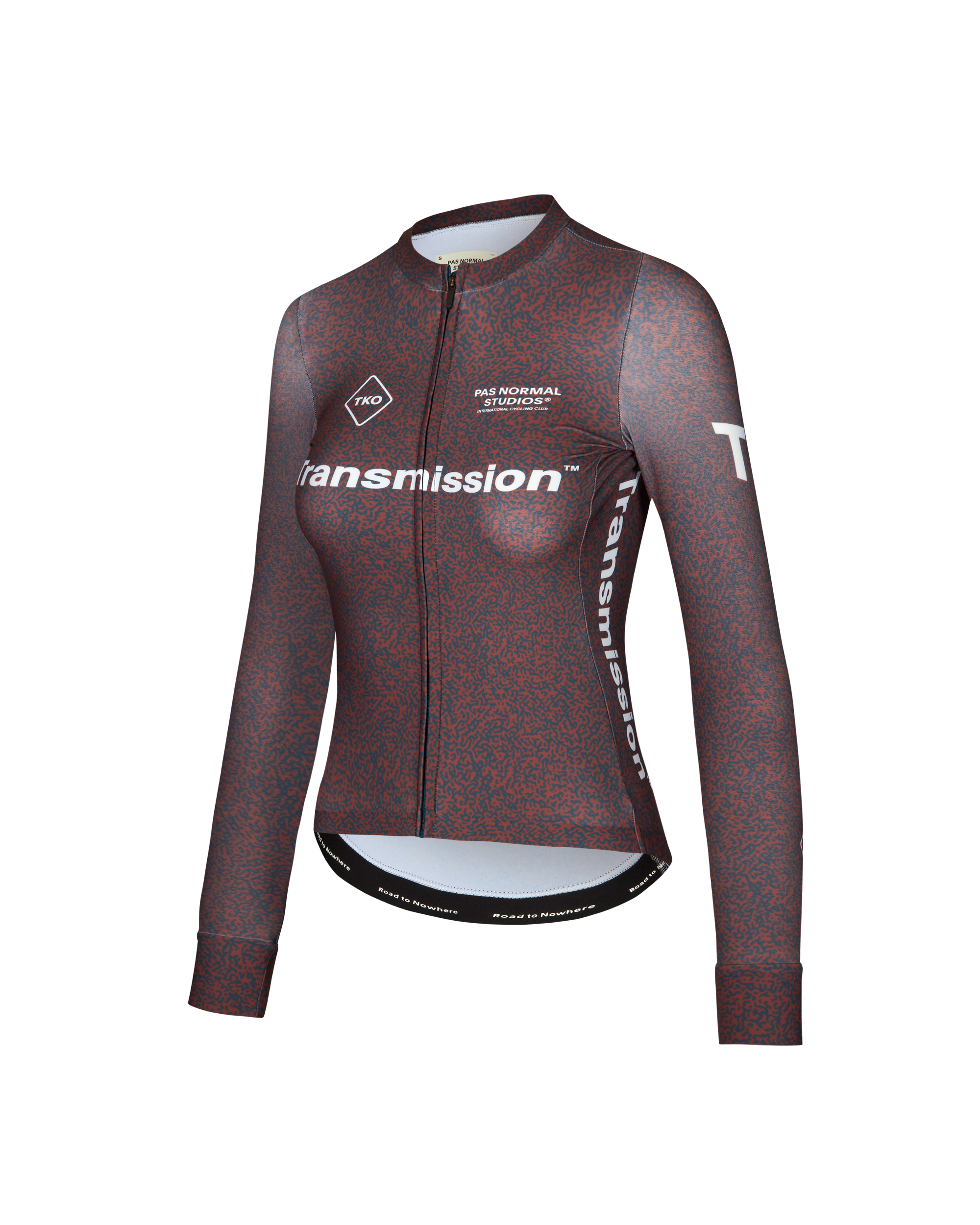 PAS NORMAL STUDIOS Women&#39;s T.K.O. Mechanism Long Sleeve Jersey - Mahogany Transmission