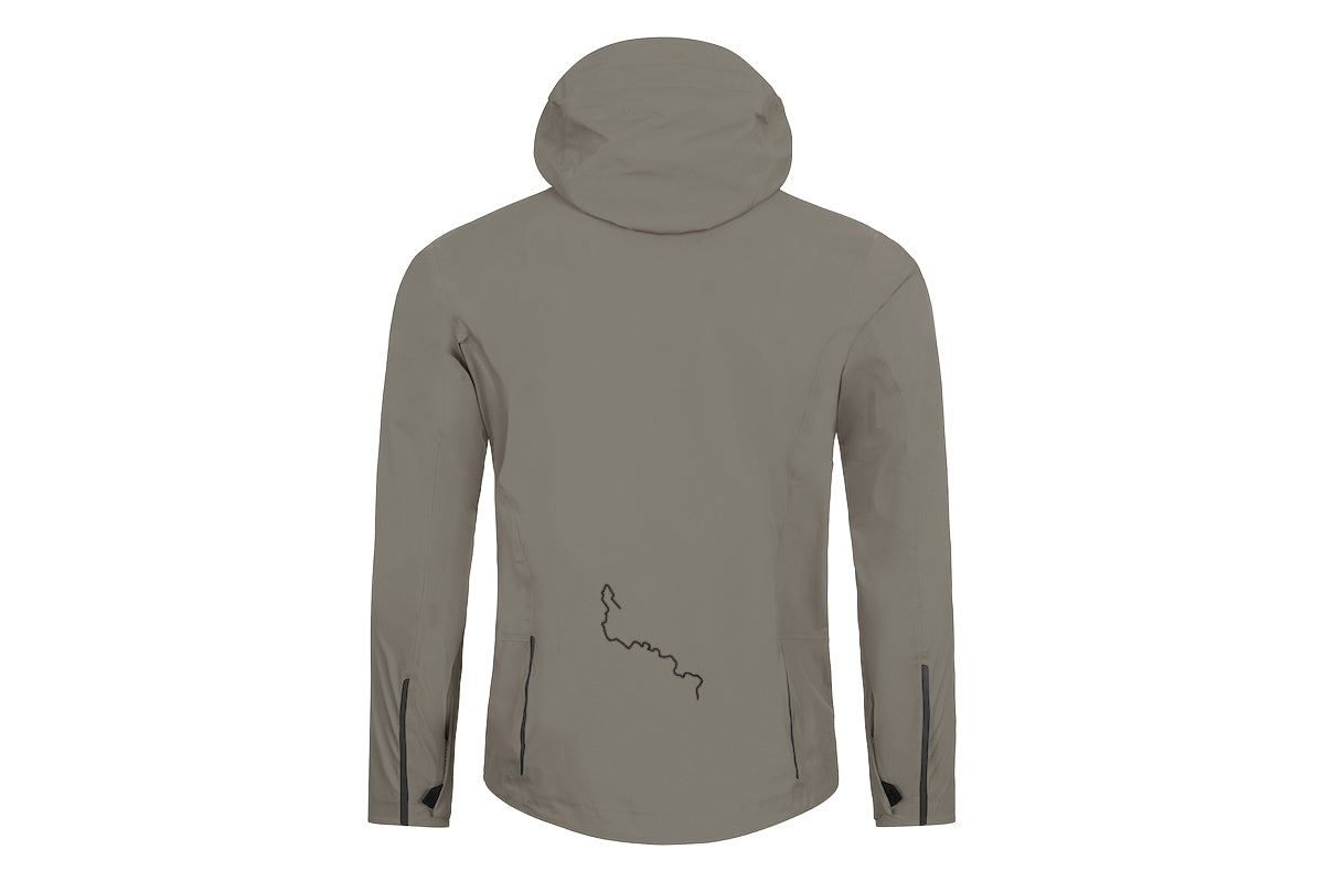 ALBION Unisex Zoa Rain Shell - Lichen