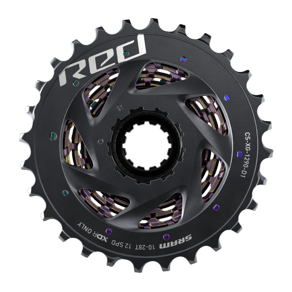 SRAM RED XG-1290 E1 Cassette - Rainbow