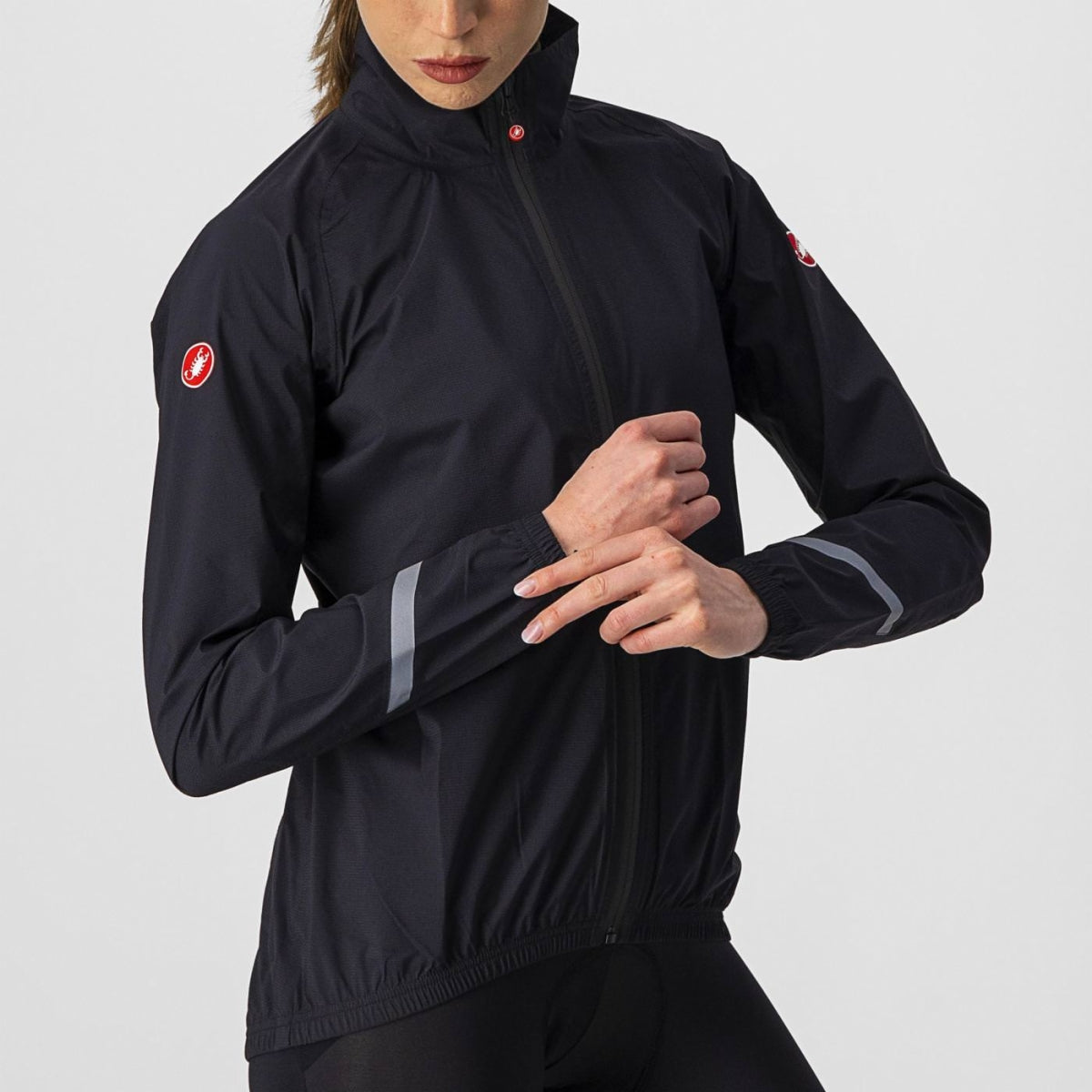 CASTELLI Women&#39;s Emergency 2 Rain Jacket - Black