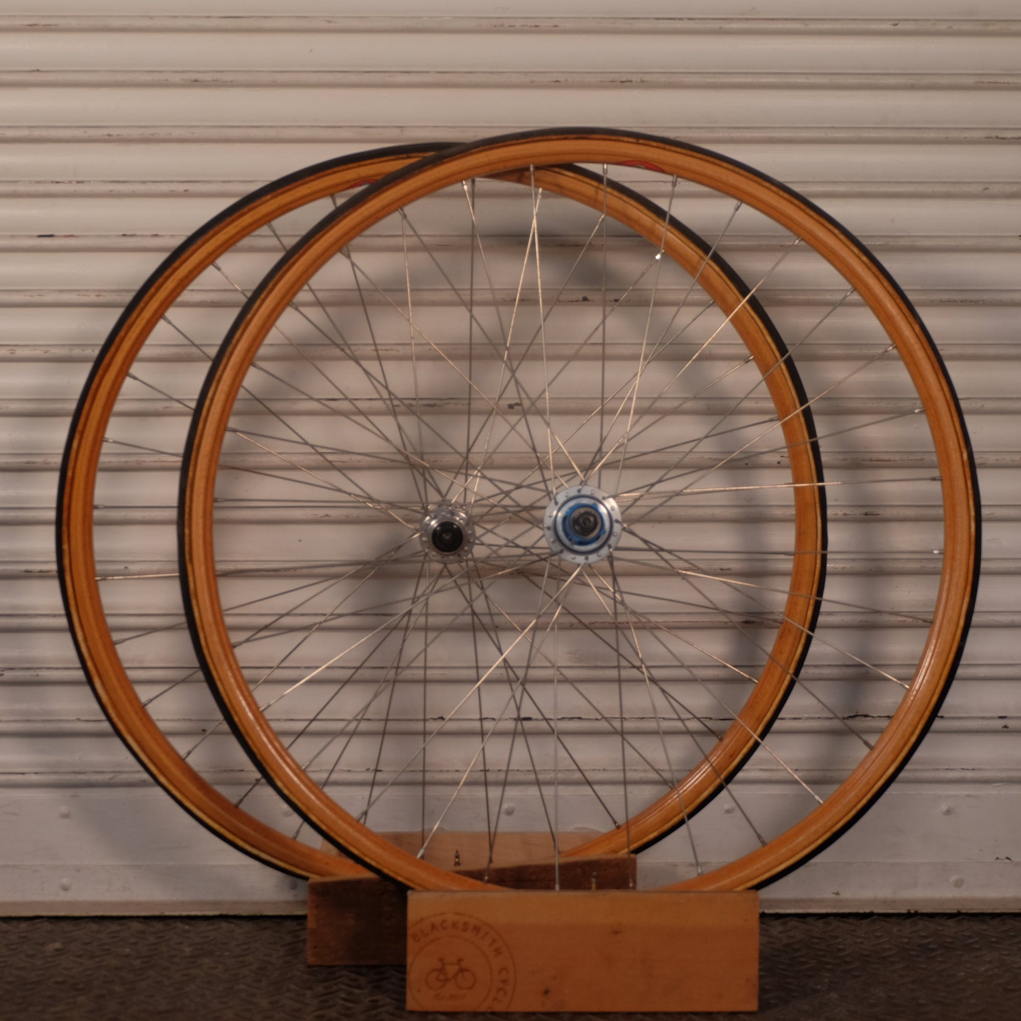 GHISALLO Custom Wood Rim Brake Tubular Wheelset -DEMO-