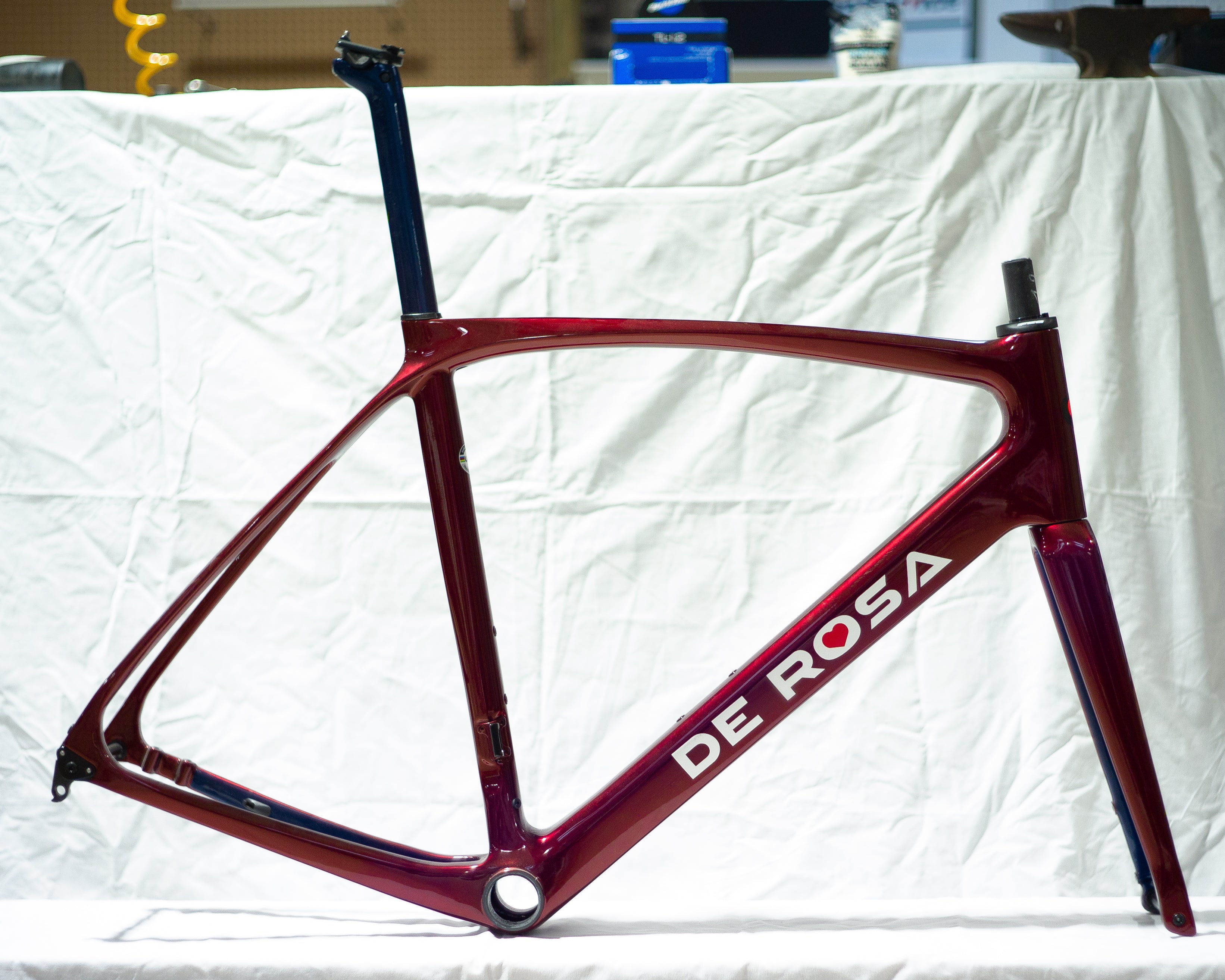 De Rosa Idol - Burgundy - Size 53 (57 TT) Frameset – Blacksmith Cycle