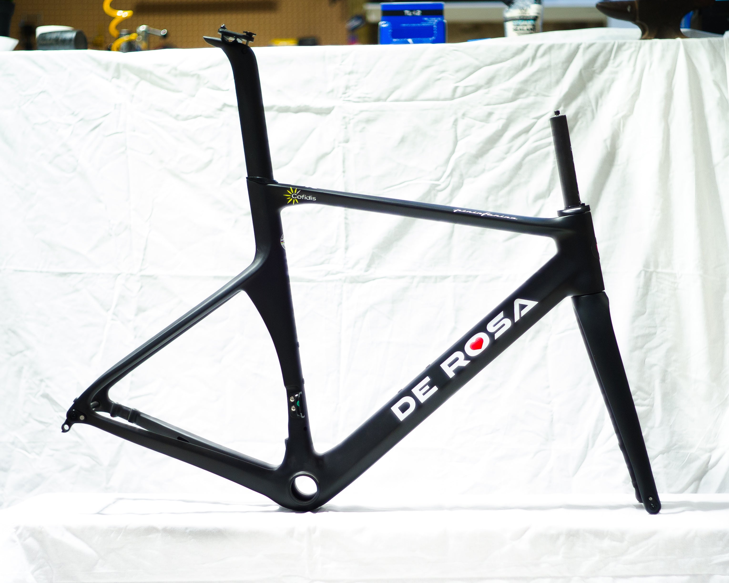 DE ROSA SK Pininfarina サイズ52 De Rosa SK PININFARINA - Matte Black - Size 52 (54 TT) Frameset