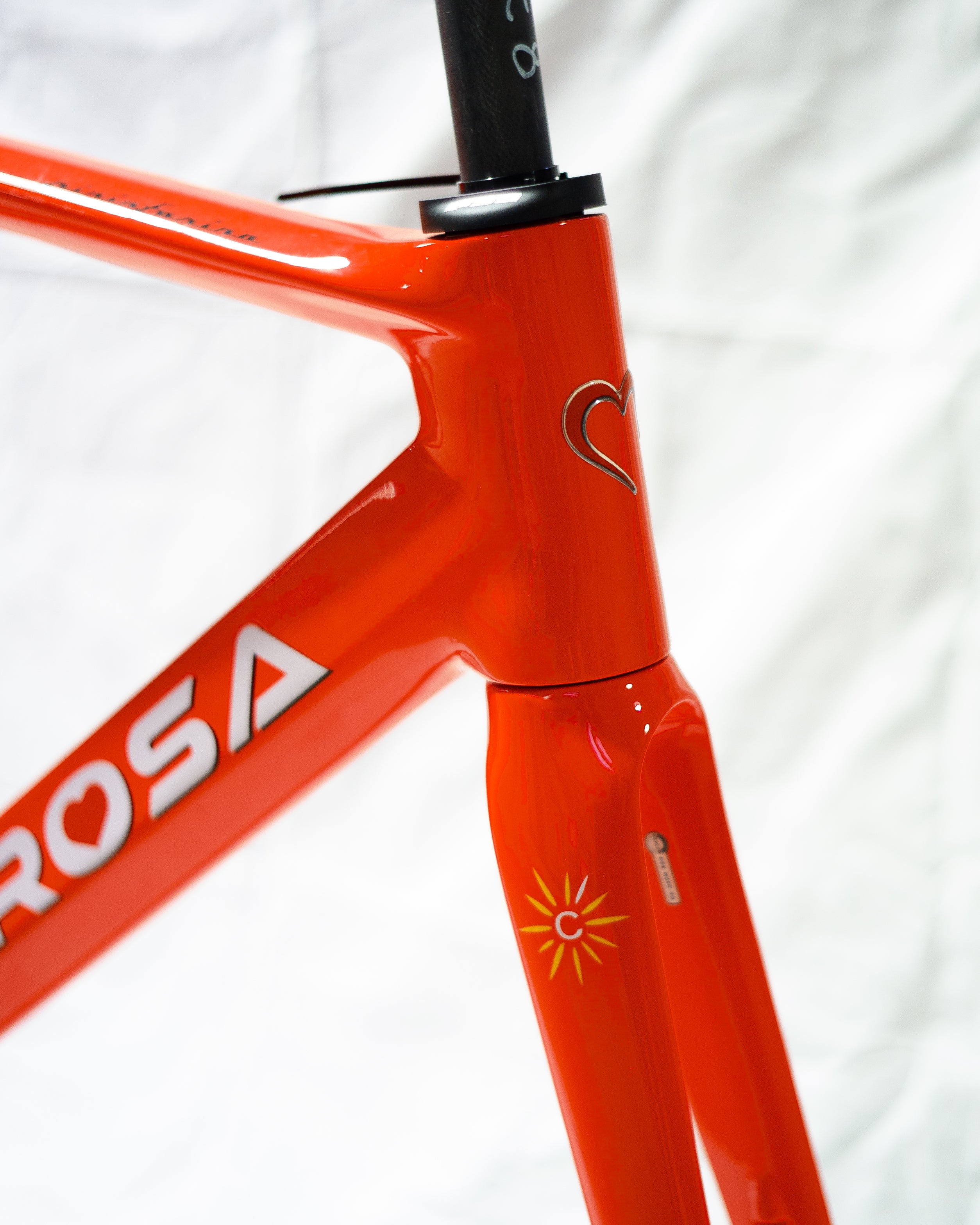De Rosa SK PININFARINA - Fluoro Orange - Size 52 (54 TT) Frameset
