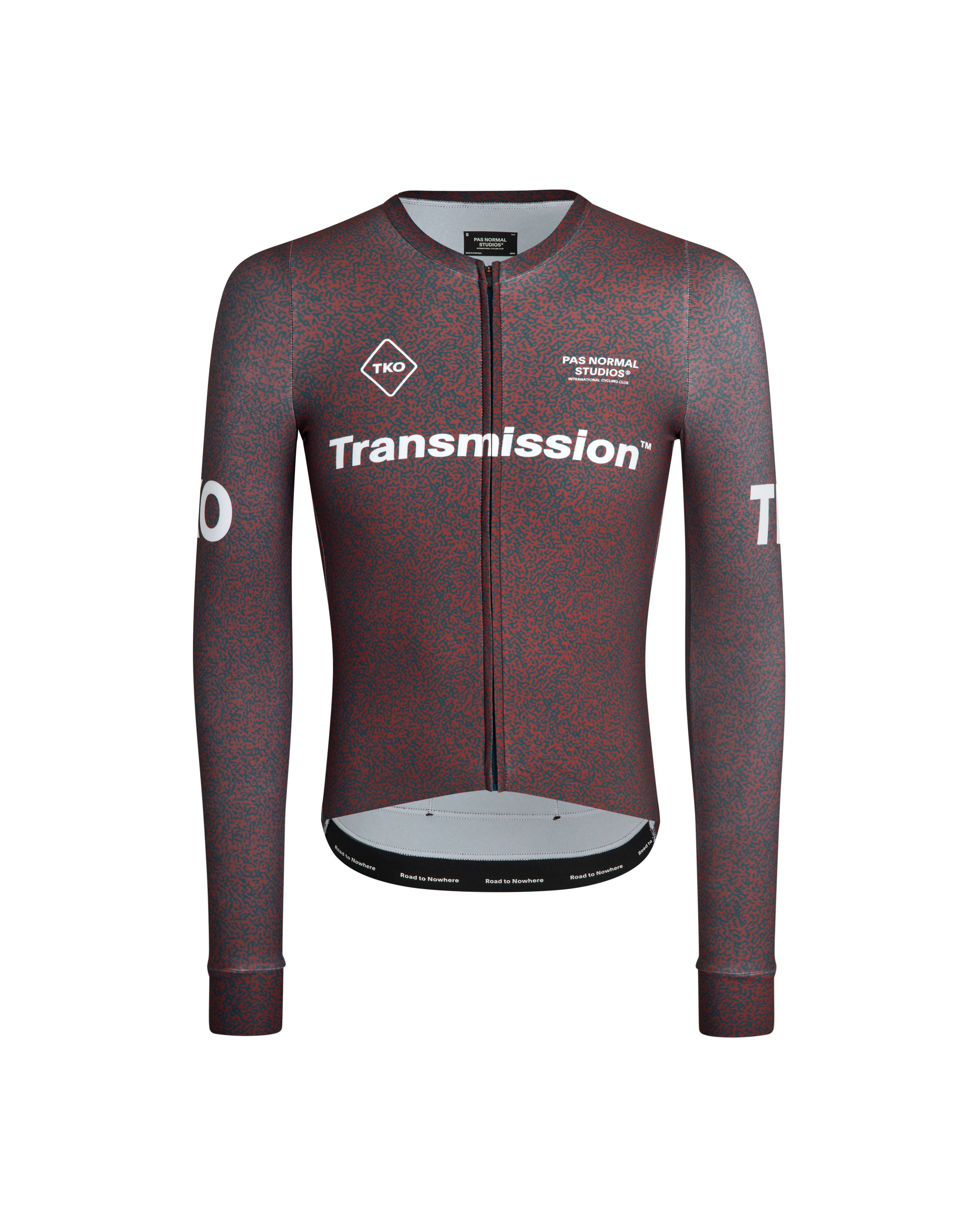 PAS NORMAL STUDIOS T.K.O. Mechanism Long Sleeve Jersey - Mahogany Transmission