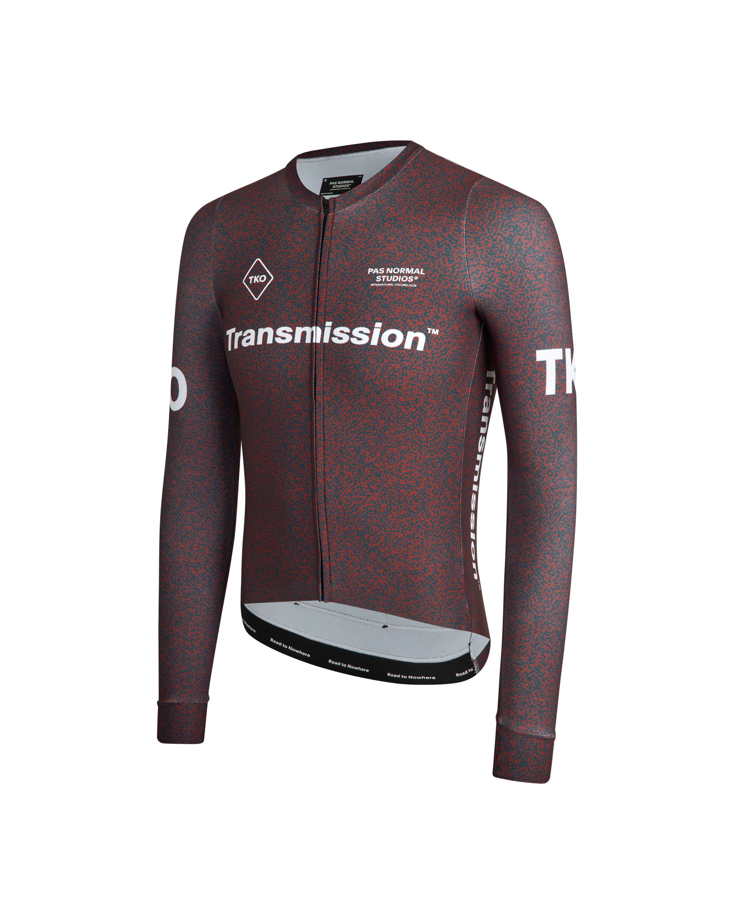 PAS NORMAL STUDIOS T.K.O. Mechanism Long Sleeve Jersey - Mahogany Transmission