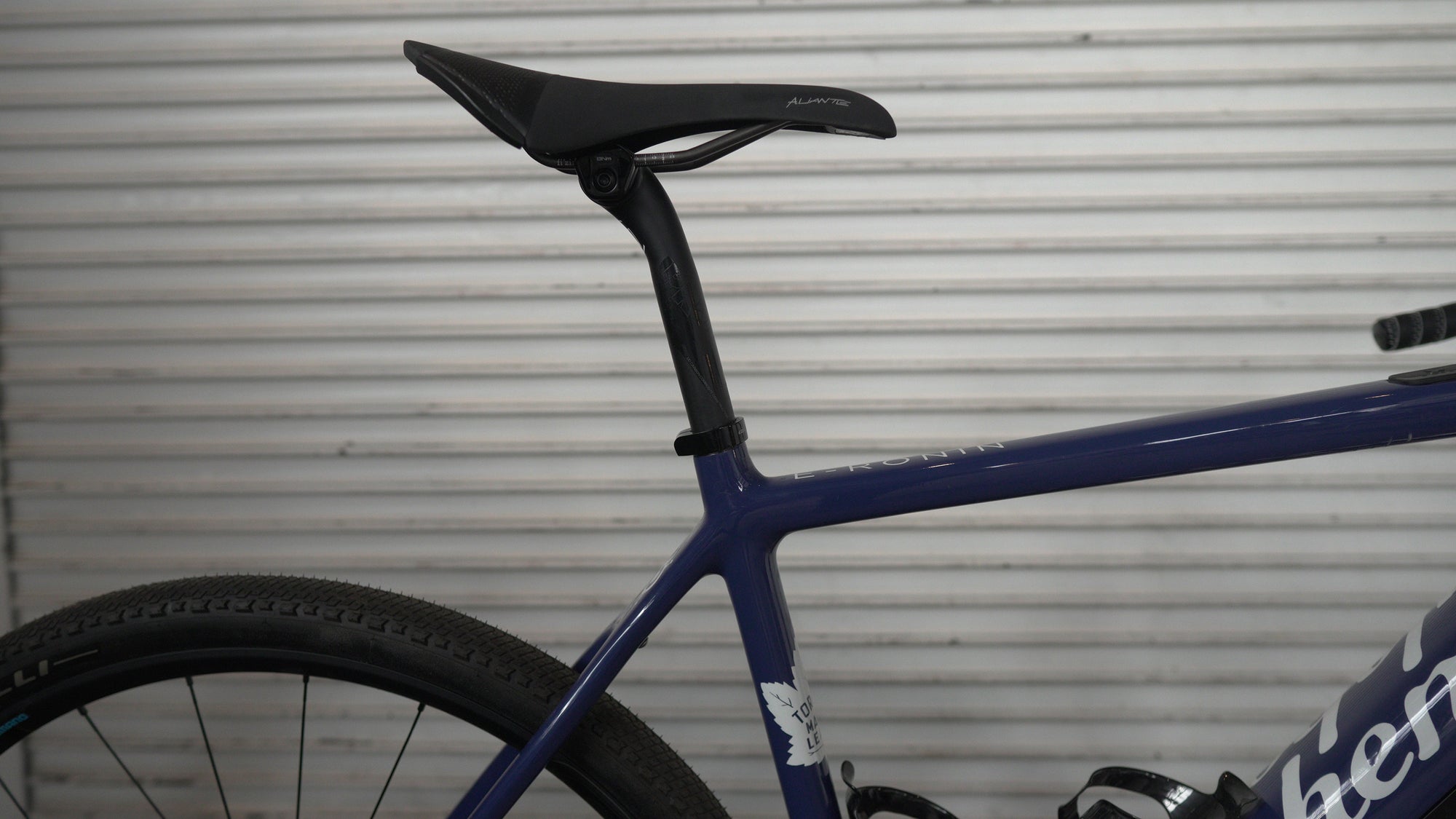 ALCHEMY E-Ronin Gravel Bike - Blue Maple Leaf