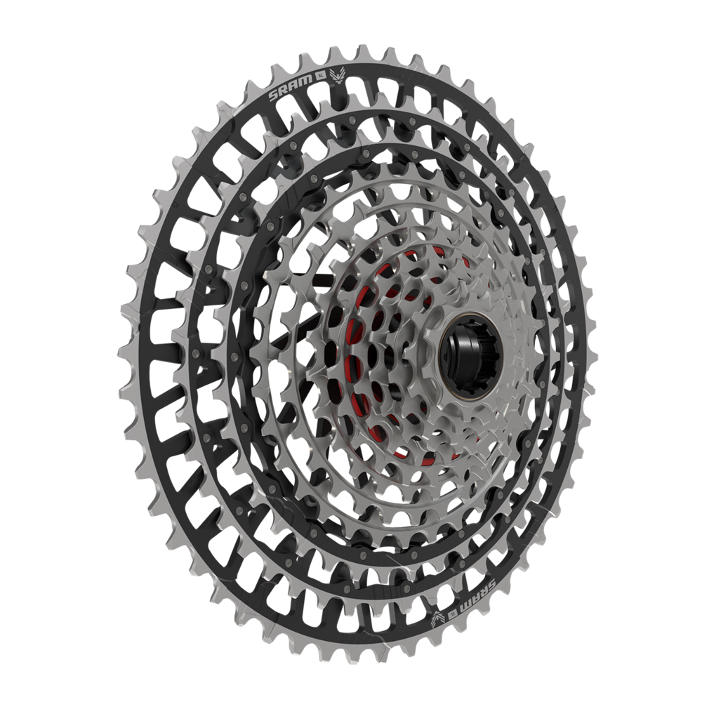 SRAM XX Eagle SL Transmission Cassette - Silver/Black