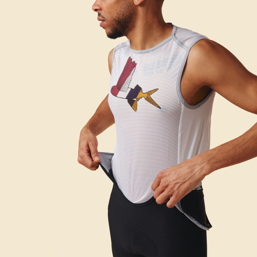 CAFE DU CYCLISTE Men's Cecilia Sleeveless Base Layer