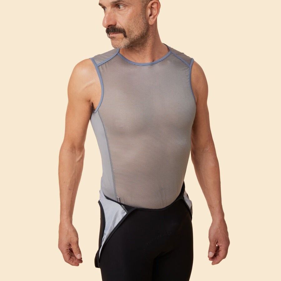 CAFE DU CYCLISTE Men's Cecilia Sleeveless Base Layer