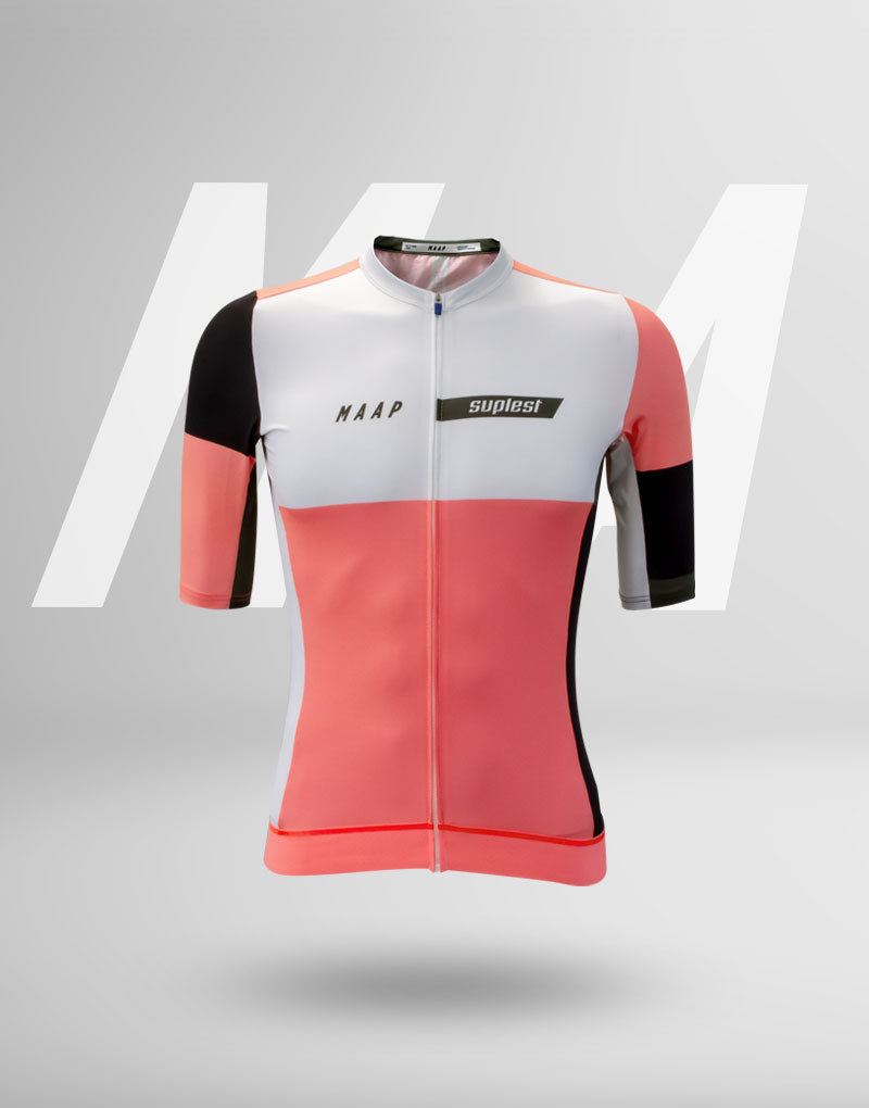 SUPLEST x MAAP Jersey - White/Coral