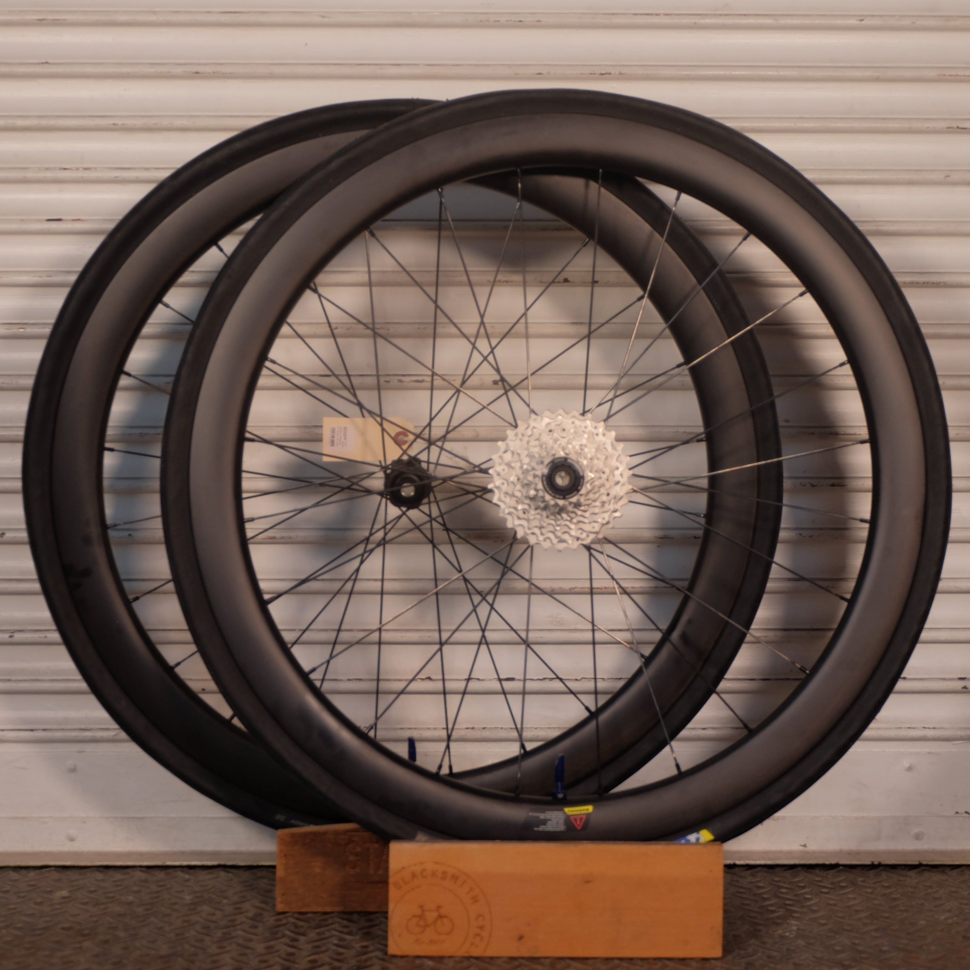 BLACKSMITH CYCLE Anvil Custom 45mm Tubeless Disc Wheelset -DEMO-